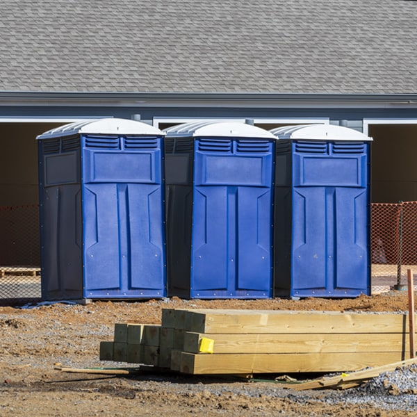 is there a specific order in which to place multiple porta potties in Silverton OH